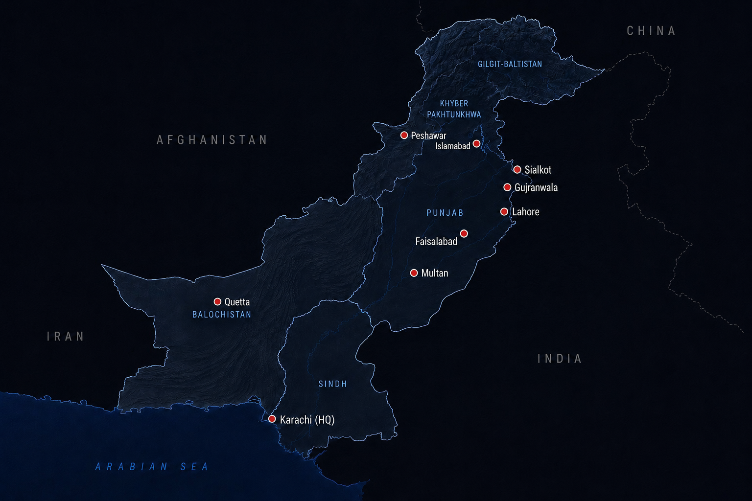 DATArecall Pakistan — Nationwide Presence across Karachi, Lahore, Islamabad, Gujranwala, Faisalabad and Sialkot